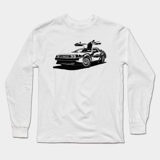 Back to the Future - DMC DeLorean Long Sleeve T-Shirt